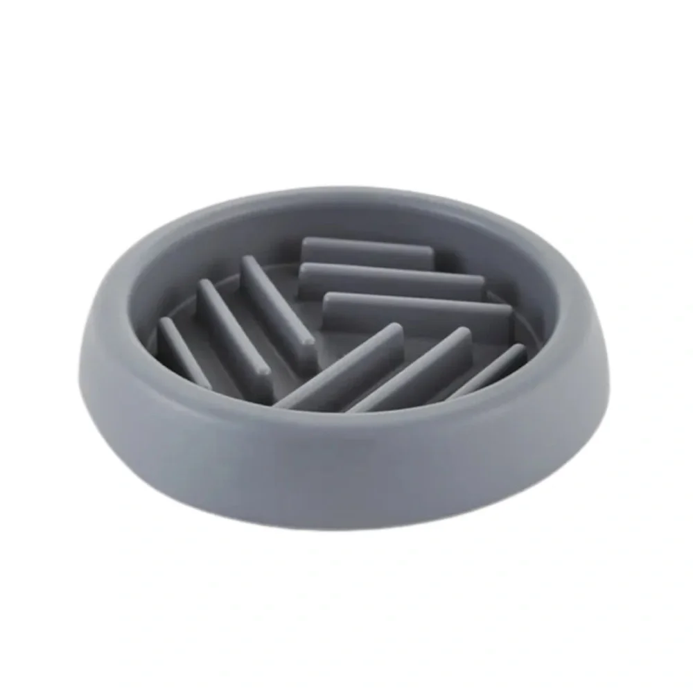 Gray Puzzle Slow-Feeder 6 fl oz Dog Bowl